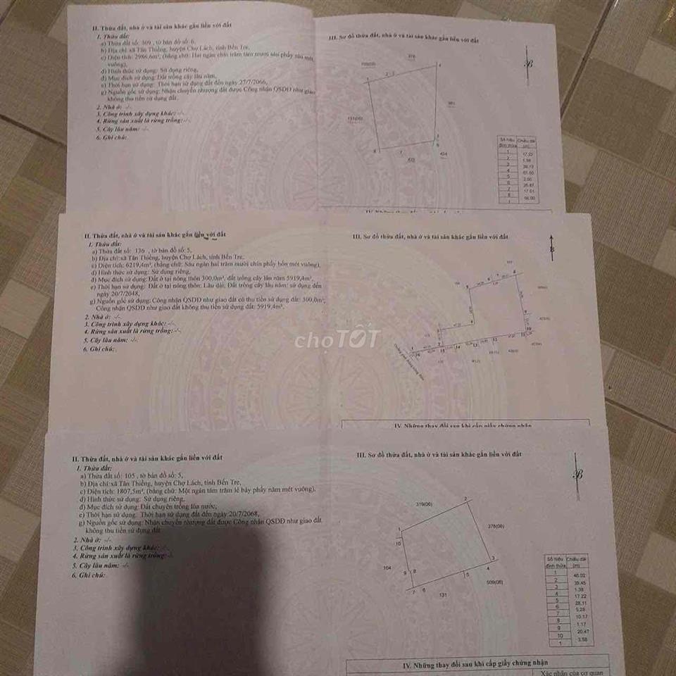 Cần bán 11.000m2 đất trồng sầu riêng thổ cư 300m2