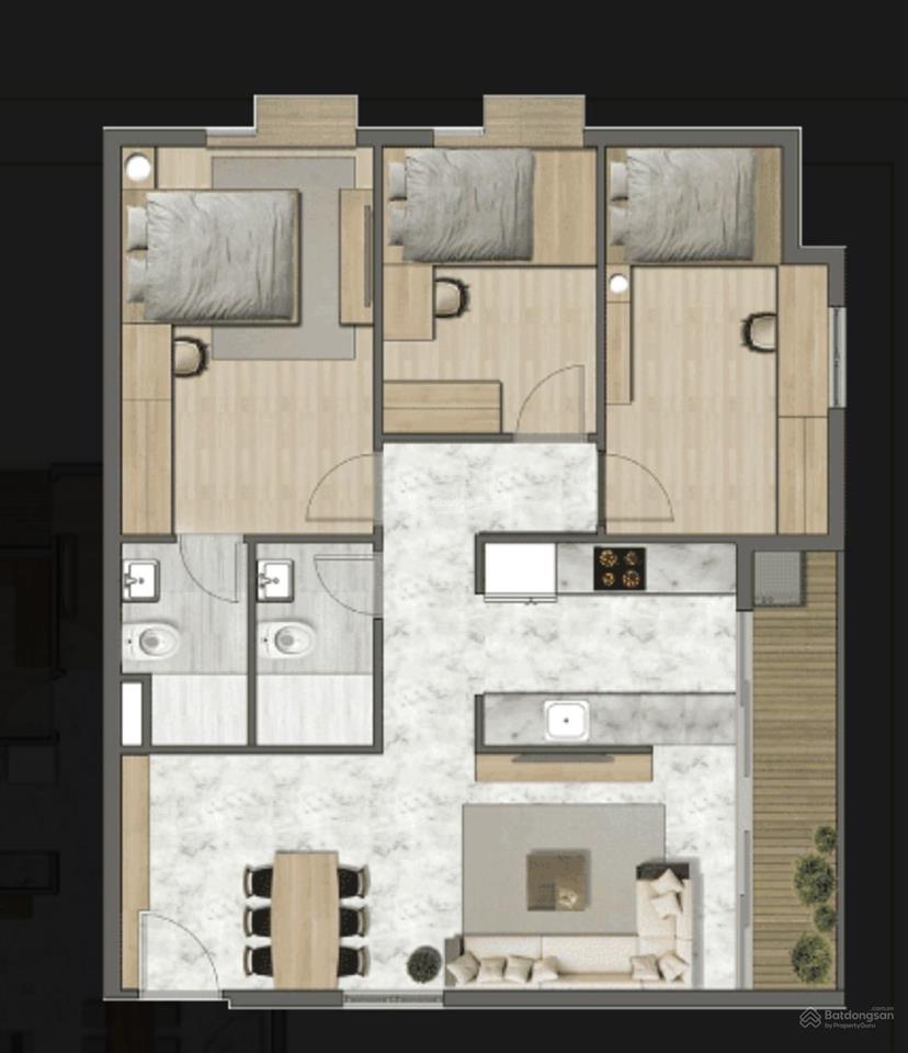 Bán căn góc la astoria 383 nguyễn duy trinh