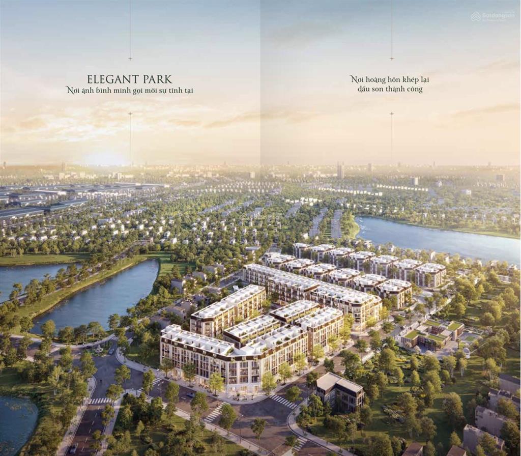 Mở bán suất ngoại giao elegant park villa thạch bàn giai đoạn 2 liền kề, shophouse