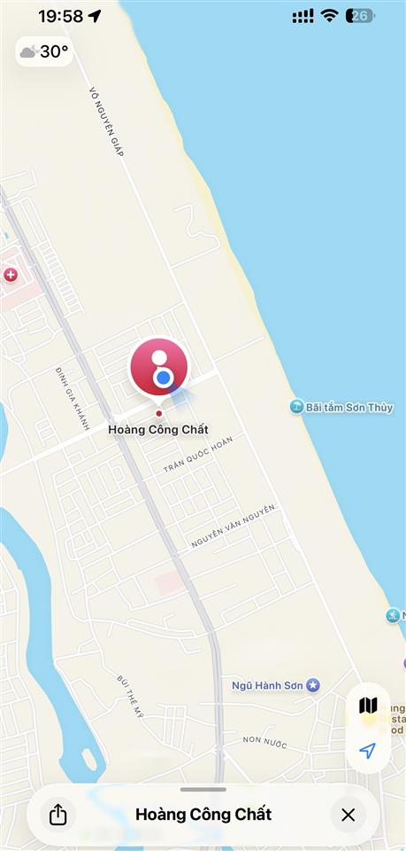 Lô hiếm có đường hoàng công chất ngay bãi tắm sơn thủy cạnh 1 loạt dự án khách sạn đang xây