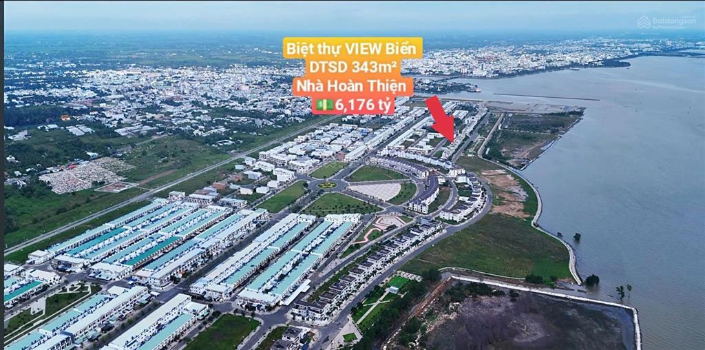 Biệt thự view biển và công viên, nhà hoàn thiện kđt tây bắc rạch giá, e phúc nhận ký gửi nhà đất