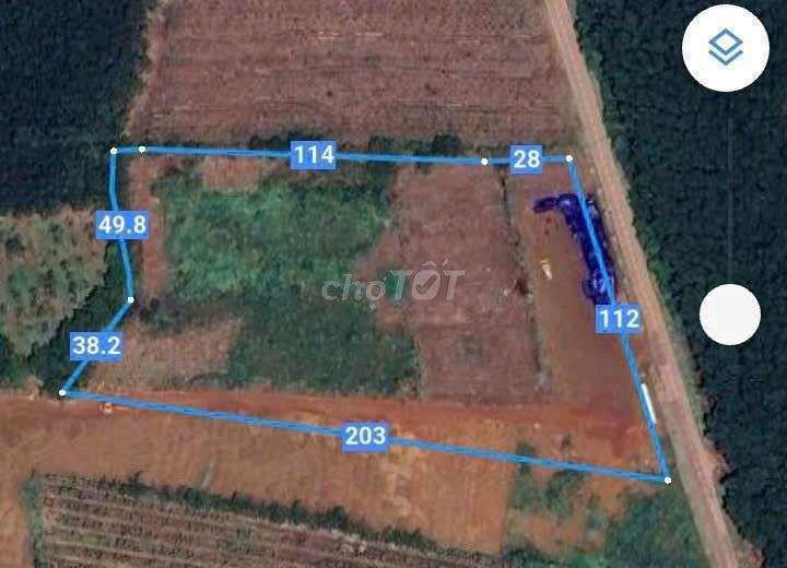 Đất SKC sản xuất kinh doanh đóng tiền 1 lần 50 năm 1,6ha giá 27,3
