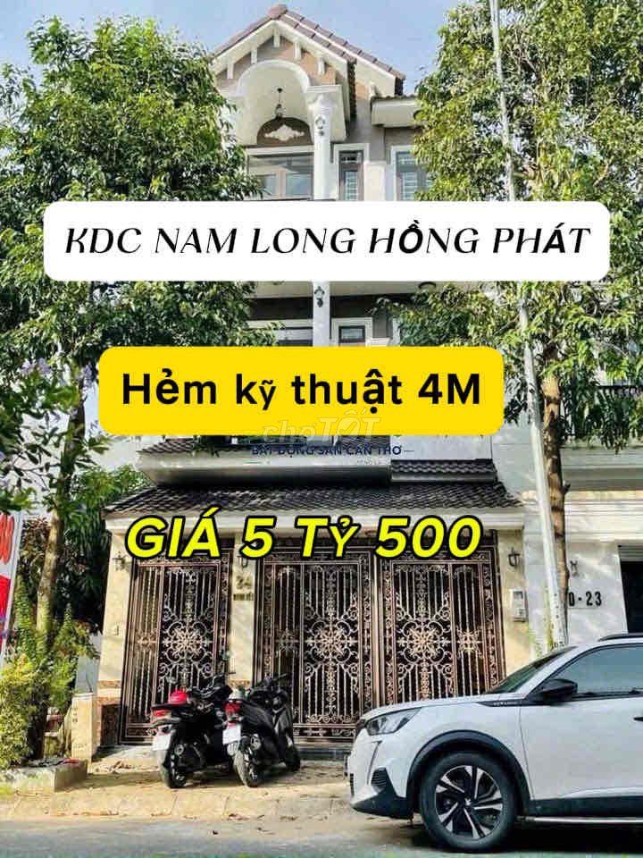 🏠(GIẢM 500 triệu)-NHÀ 3 TẦNG HOÀN CÔNG (HẺM HÔNG 4M)- KDC NAM LONG 1