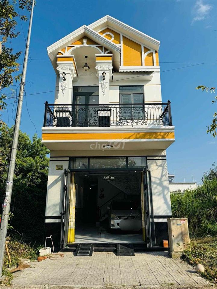 BÁN NHÀ TRỆT 1 LẦU 100M2 - HOÀN CÔNG - KDC PHÚ AN - (4PN)