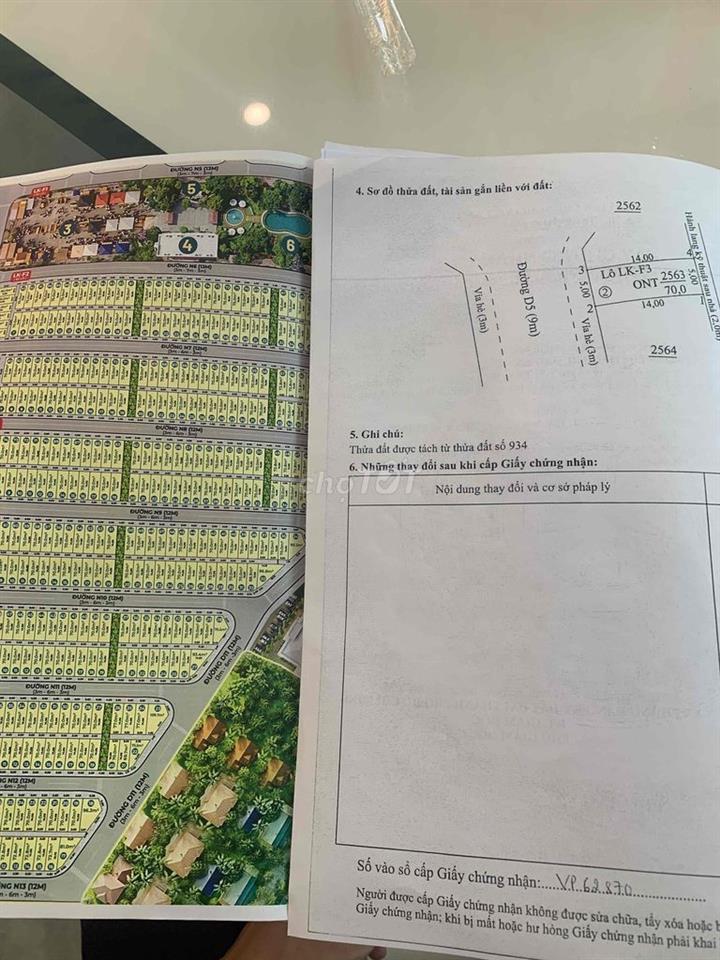 Chính chủ sang lại lô đất trong kdc mt DT741, đối diện kcn Tân Bình.