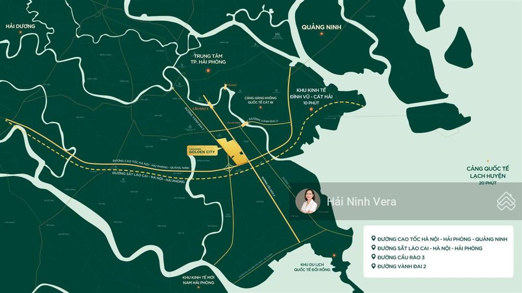 Bán liền kề vinhomes golden city dương kinh 75,3m² gần công viên, trường học chỉ từ 8,3 tỷ