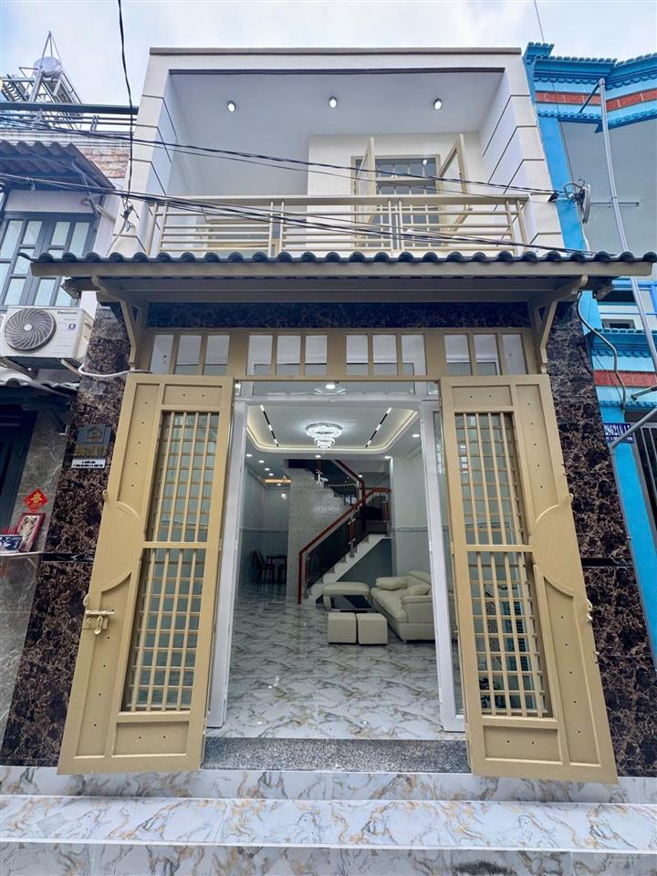 Nhà mới 2 tầng gần aeon bình tân 4x10m sổ riêng, ở ngay