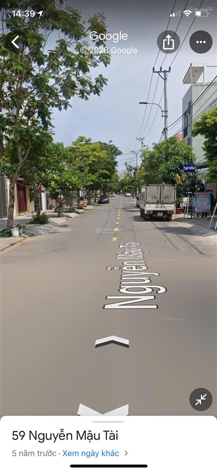 Bán đất mt đường nguyễn mậu tài, đối lưng nguyễn phước lan, gần cầu hòa xuân, chỉ 6,8 tỷ tl