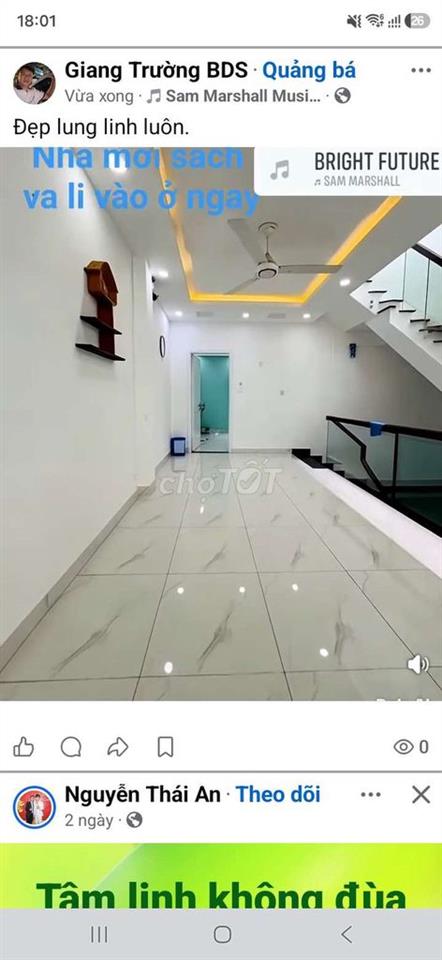 Nhà mới bình hưng.bình chánh.5×20m gần quốc Lộ 50, Nguyễn Văn Linh.
