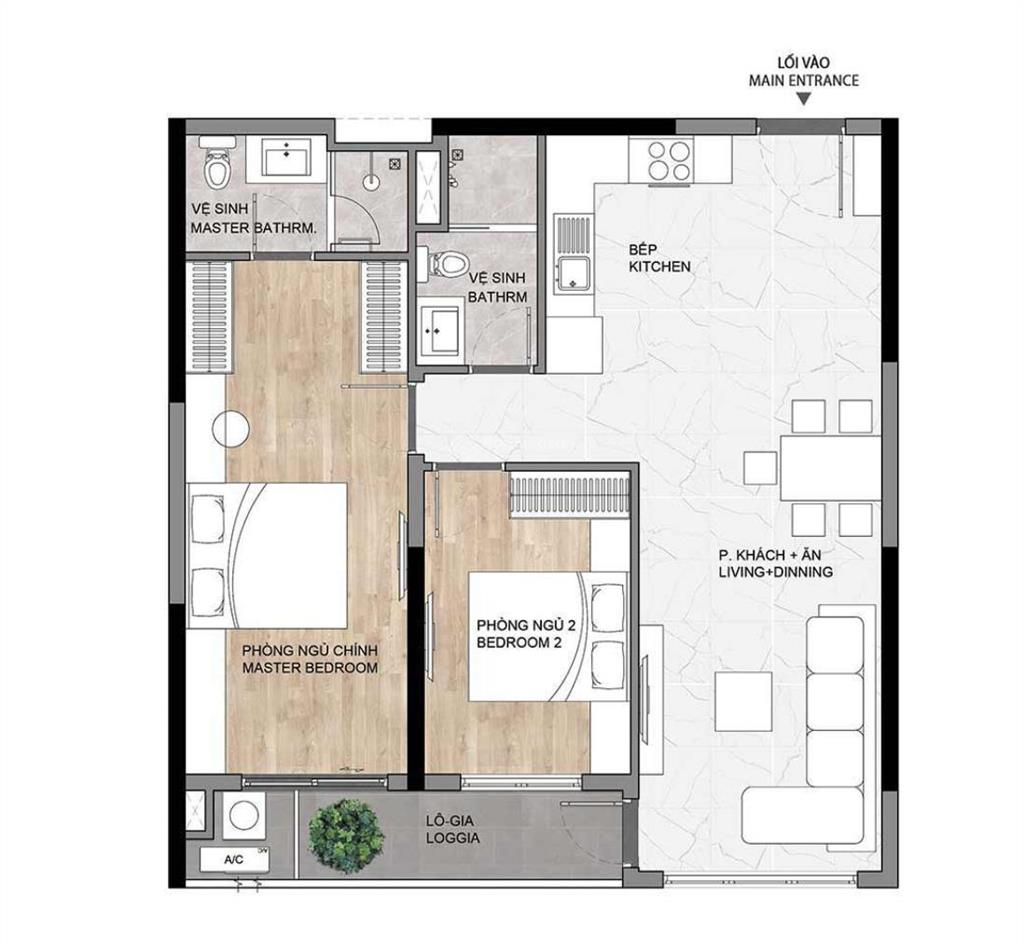 Siêu rẻ" căn 2pn diện tích 82m2 giá chỉ 4,65 tỷ (bao trọn thuế phí) đơn giá chỉ 56 triệu/m2