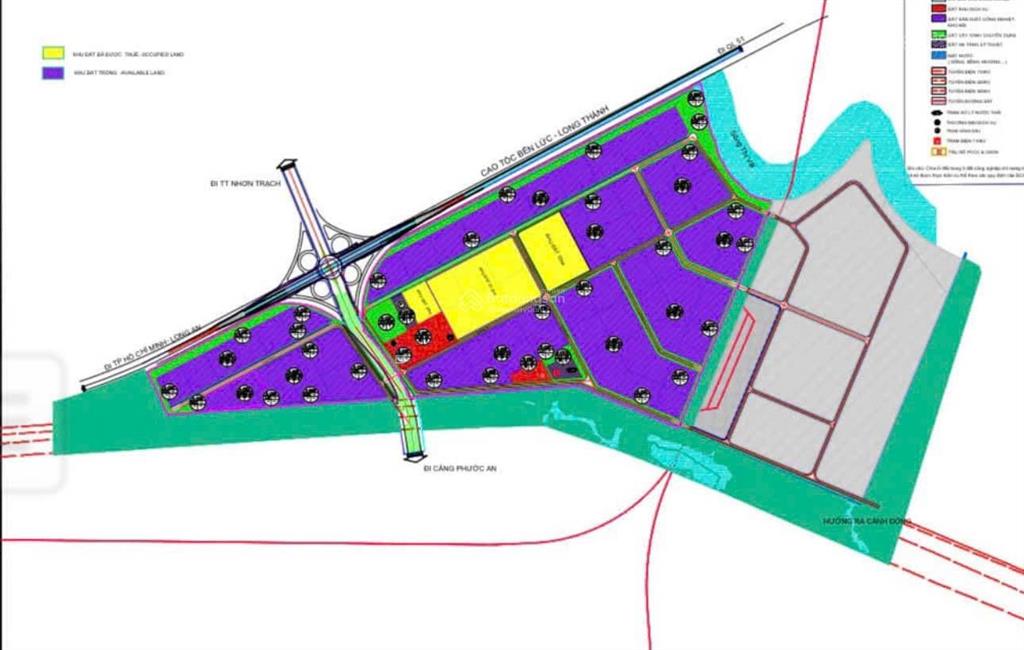 Chuyển nhượng đất xây dựng kho logistics, xưởng cảng phước an đồng nai vị trí đẹp, hạ tầng tốt