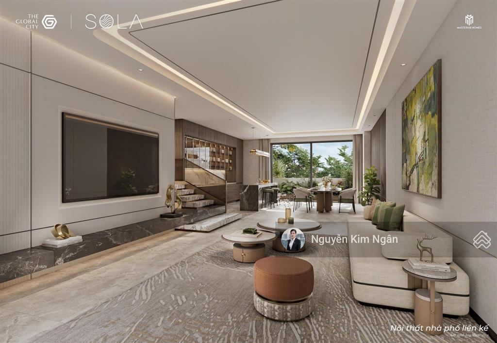 Kim ngân bán nhà phố liền kề 114m2 giá 47 tỷ tại sola global city