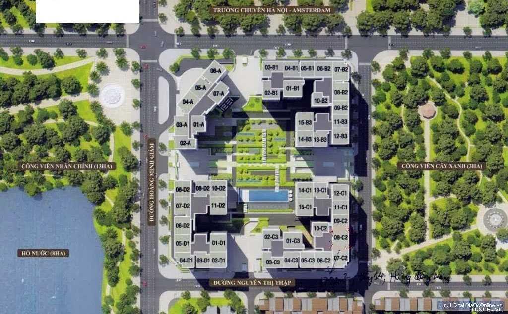Mandarin tòa b 172m2. thiết kế 3+1 ngủ, 2 wc ban công đông bắc. giá 20,9 tỷ. 0962 636 ***