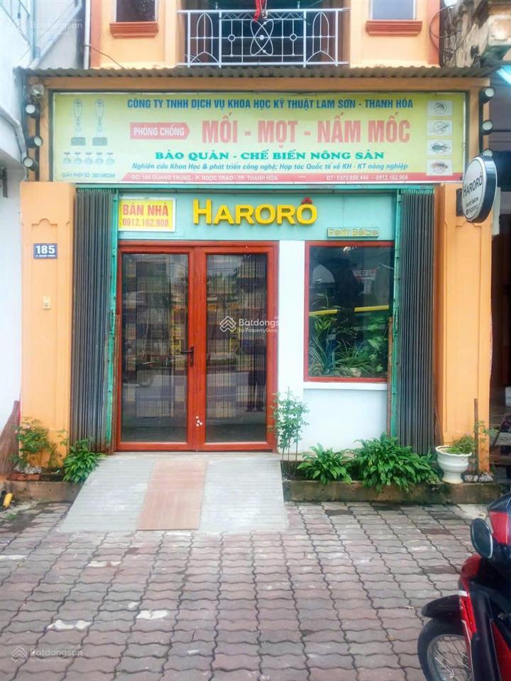Chính chủ cần bán nhà mặt phố, ql1a, đường quang trung, ngọc trạo, phường hạc thành, thanh hóa