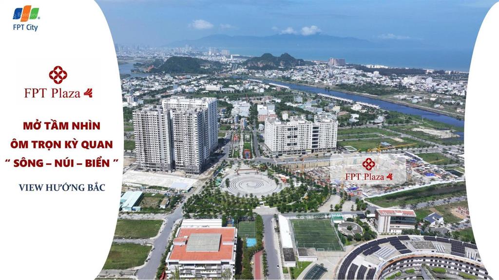 Chỉ 3 tỷ sở hữu ngay căn hộ 2 phòng ngủ fpt plaza 4 giá ngoại giao view quảng trường âm nhạc fpt