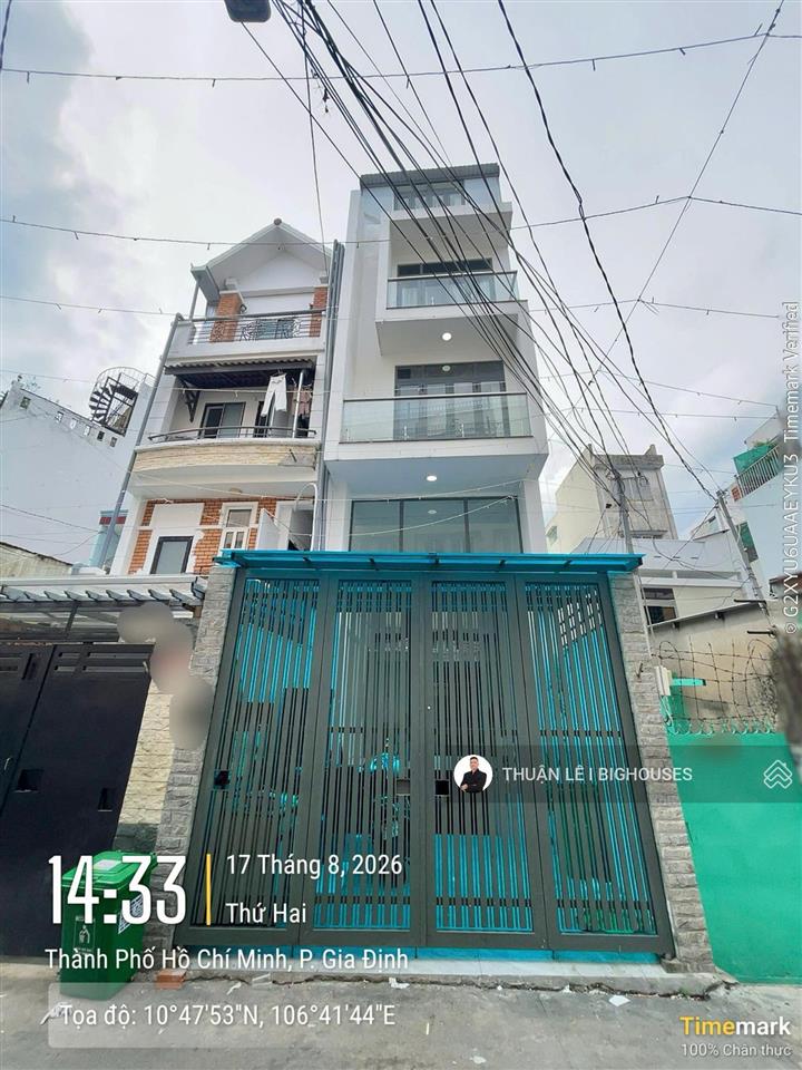 Nhà mới đẹp (hầm+5tầng) có thang máy. hxh 6m lê văn duyệt, sát tân định, quận 1. sẵn hđt 75tr/tháng