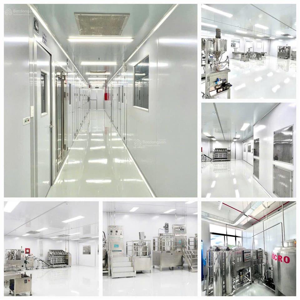 Chuyển nhượng nhà xưởng 1000m2 nhà máy mỹ phẩm kcn long hậu