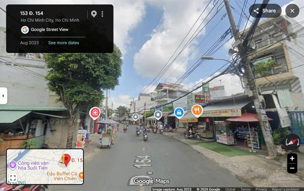 Bán đất hai mặt tiền đường 154, tăng nhơn phú 1.500m²