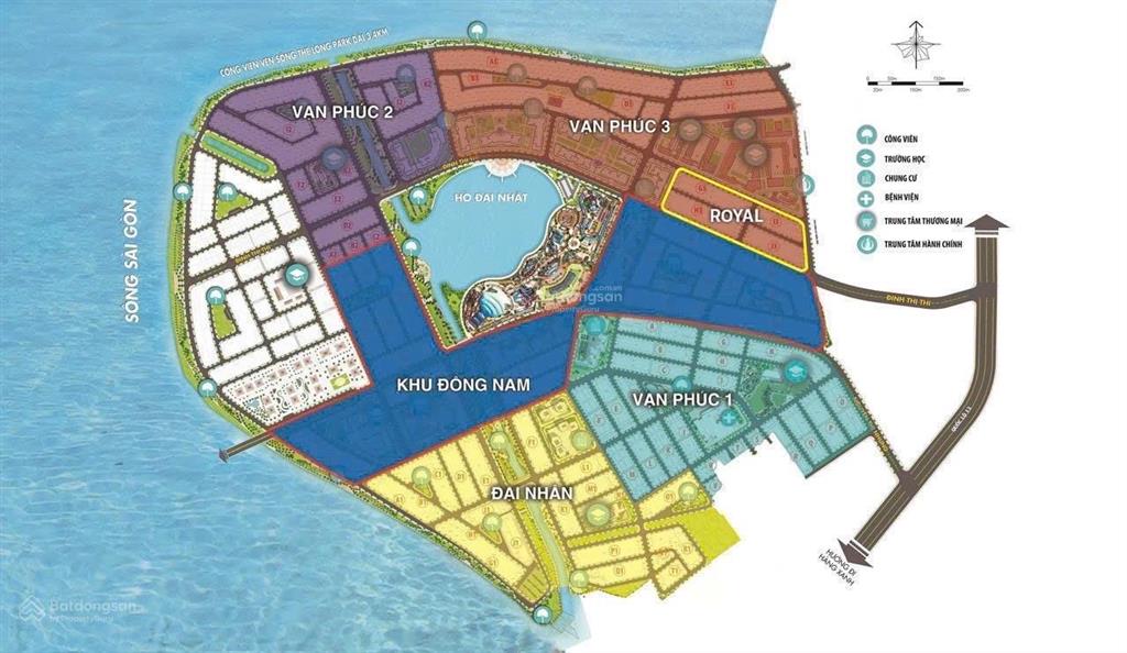 Rẻ! bán đất kđt vạn phúc city 100m2 5x20 xd cao tầng hiệp bình phước thủ đức