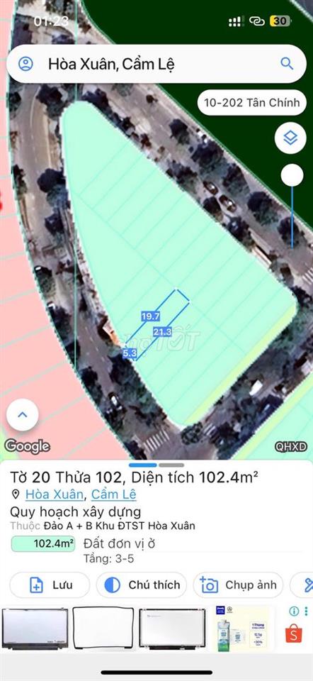 Продаётся участок, 103 м², Cẩm Lệ