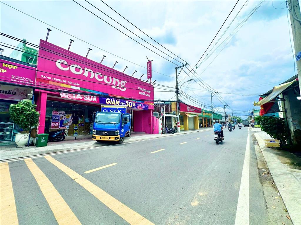 Đất 5x23m, 1/ trung mỹ tân xuân, hẻm xe hơi 5m, gần bách hóa xanh, siêu thị mà giá chỉ 3,1 tỷ