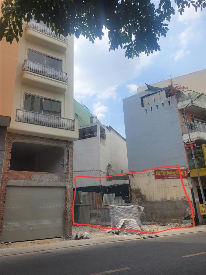 Bán đất mặt tiền đường đặng văn sâm, p.2, tân bình, dt 38m, giá 12,5 tỷ.
