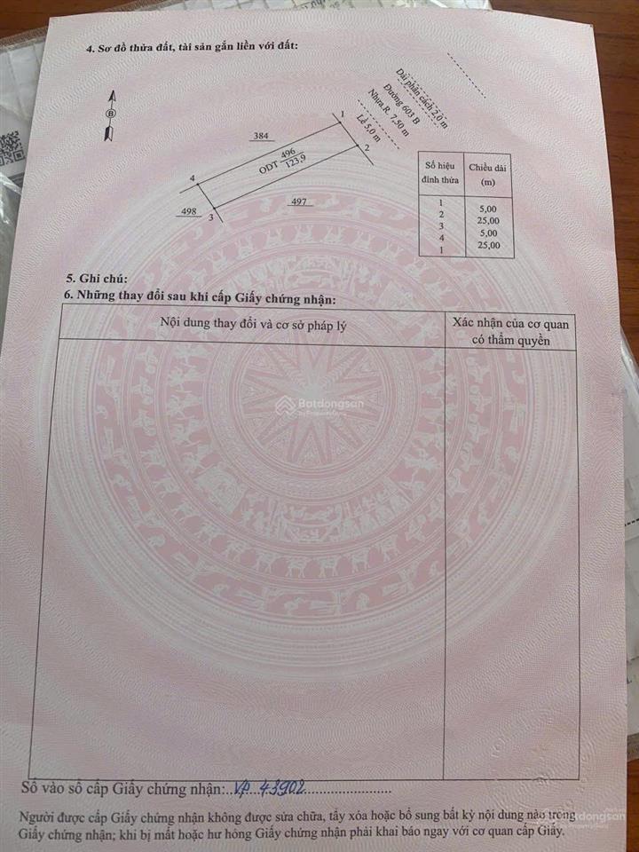 Bán đất mặt tiền võ nguyên giáp ven biển đà nẵng 125m2 giá chỉ 4,5 tỷ