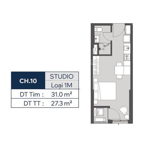 Chính chủ cần bán cắt lỗ căn studio giá 3 tỷ view thoáng đẹp chung cư cao cấp masterise vin cổ loa