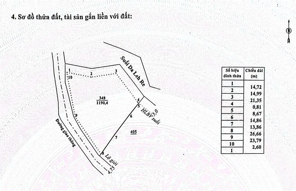 Chính chủ bán nhanh 1558m2 qh đất ở 50m giáp suối đức trọng lâm đồng