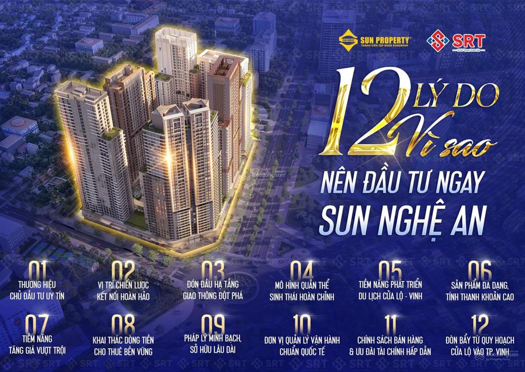 Sun nghệ an tổ hợp nhà ở, thương mại & dịch vụ trường vinh