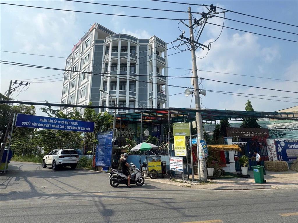 Bán tòa nhà góc 2mt 1874b lê văn lương, nhà bè, tp.hcm 12x50m, 6 tầng+st, hđt 70tr/th 50 tỷ