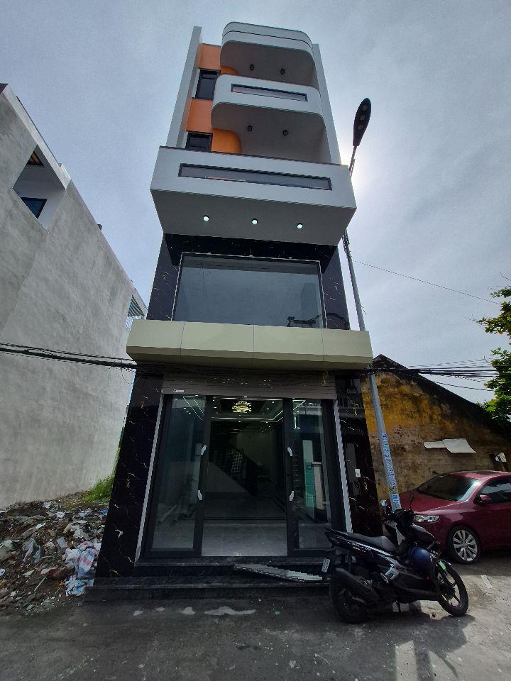 BÁN NHÀ 4.8 TỶ 4 TẦNG 58M2 CÓ GARA Ô TÔ MẶT ĐƯỜNG ĐÔ THỊ MỸ TRUNG