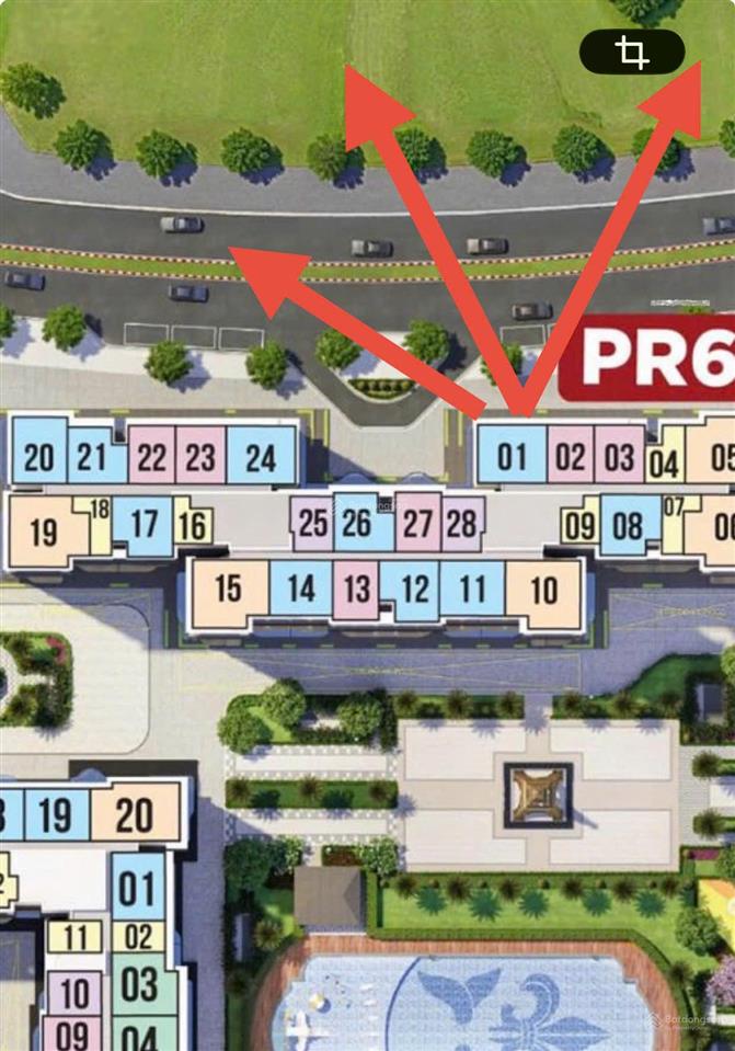 Bán 2n+1, căn góc, diện tích 77m2, tòa pr6, tầng đẹp, ban công đông bắc tây bắc giá 4,8 tỷ net