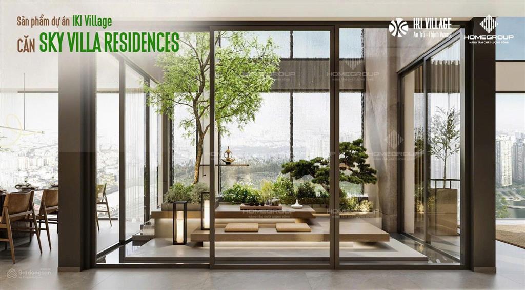 Bán sky villa iki village 281m2 sân vườn riêng view sông