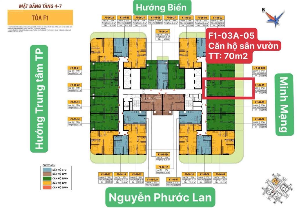 Giá gốc cđt hiếm 1 căn 2pn có sân vườn (70m2) sun fours nhỉnh 2,7 tỉ hướng đn hỗ trợ vay ưu đãi