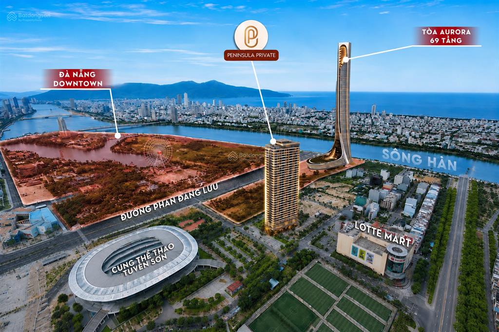 Giỏ hàng hot căn stu hướng view downtown của peninsula private 65tr/m2