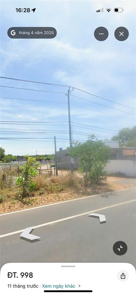 Bán đất xã phước thuận cách hồ tràm 3,5km, mặt tiền tỉnh lộ 998