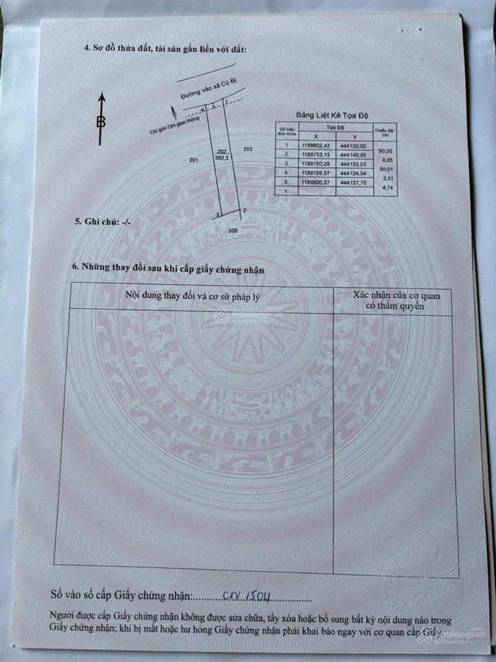 Chính chủ bán đất tại liên sơn, châu đức, hồ chí minh, 2,1 tỷ, 400m2 đã có thổ cư