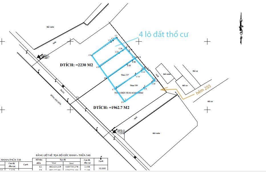 Bán gấp 4200m2 đất view sông sài gòn vào theo quốc lộ 13, quận thủ đức, sổ hồng riêng 70 tỷ