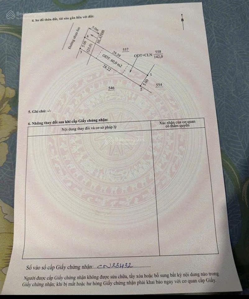 Bán đất đẹp tại xã an tây, thành phố bến cát, bình dương, 1,63 tỷ, 142 m2