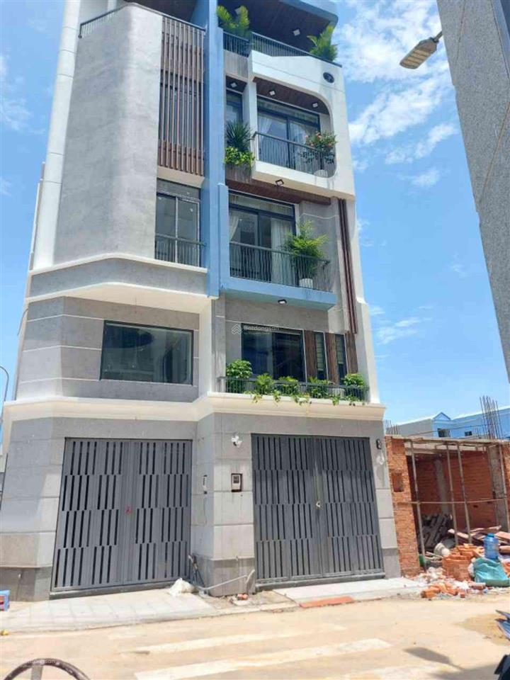 Nhà mới 5 tầng hương lộ 2, (4x13m) 4pn hxh 6m thông lê văn quới gần bv bình tân 7.45tỷ