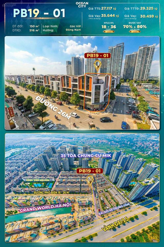 Căn góc bên cạnh nhà ga metro oceanpark 3 hiếm có 1 căn giá chưa áp voucher