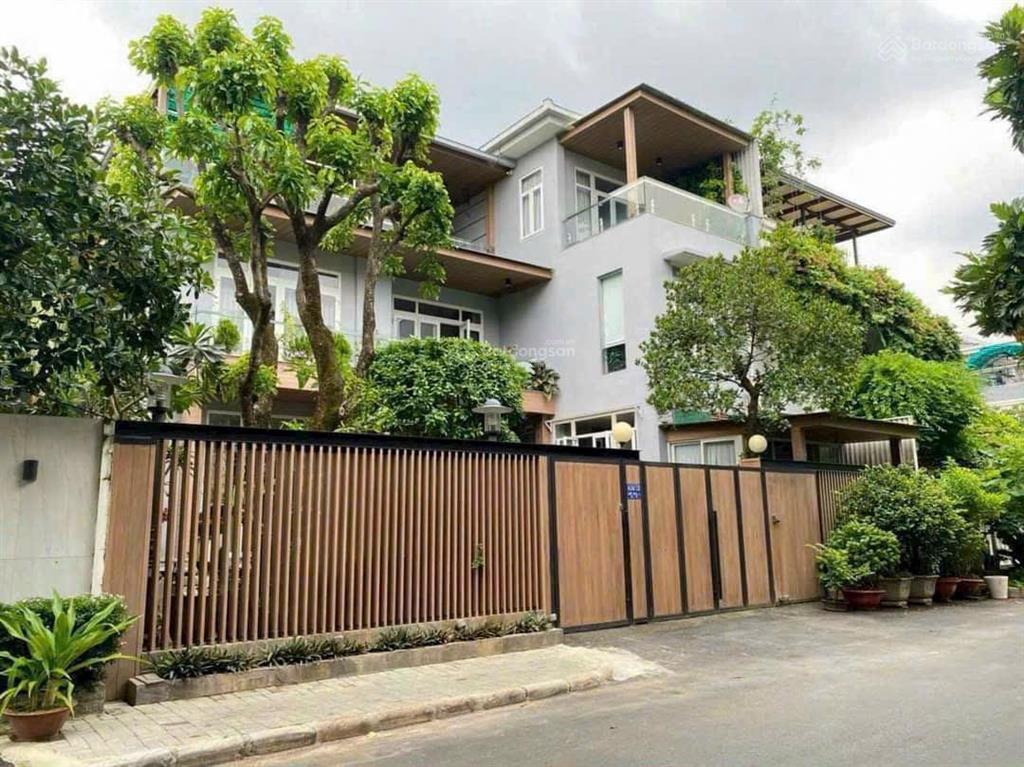 Bán biệt thự khu compound bảo vệ trần não p. an khánh q2 diện tích 12 x 25m kết cấu trệt 3 lầu