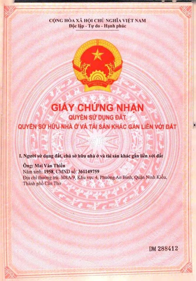 bán đất tiền đường hoàng quốc việt diện tích hơn 3000m