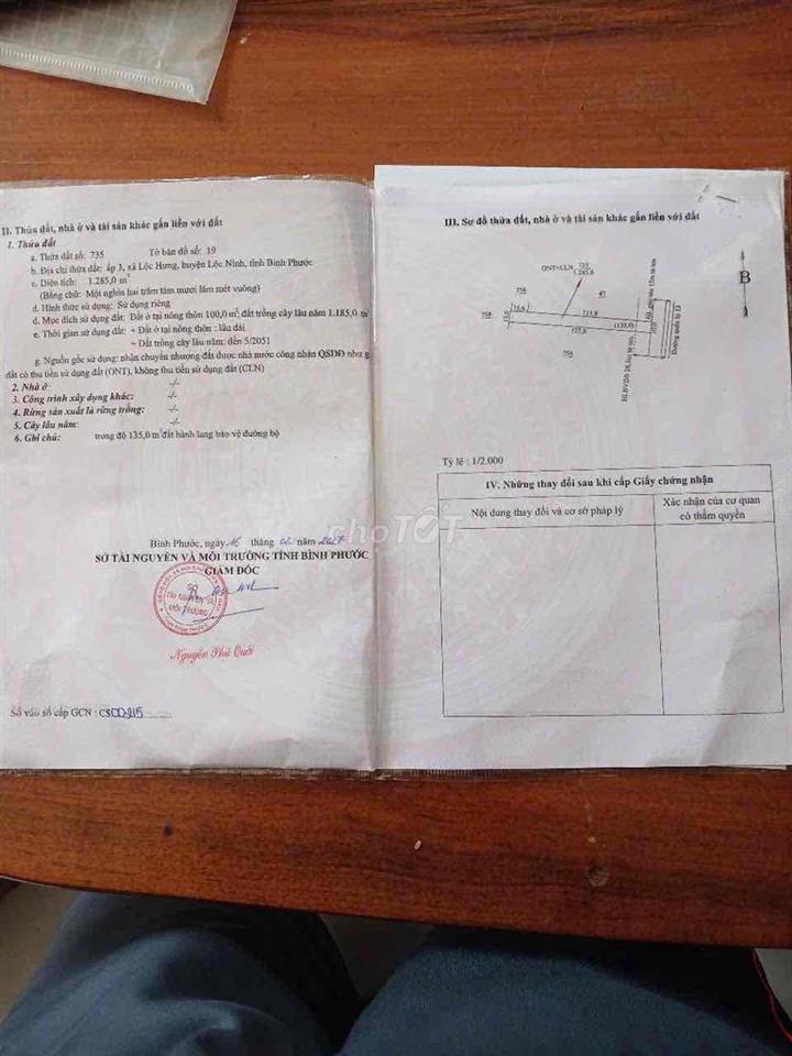 cần tiền bán đất quốc lộ 13
