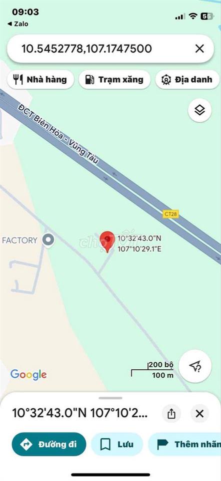 Chính chủ bán lô đất Tân Hưng Bà Rịa nay TPHCM giá 1.320 tỷ