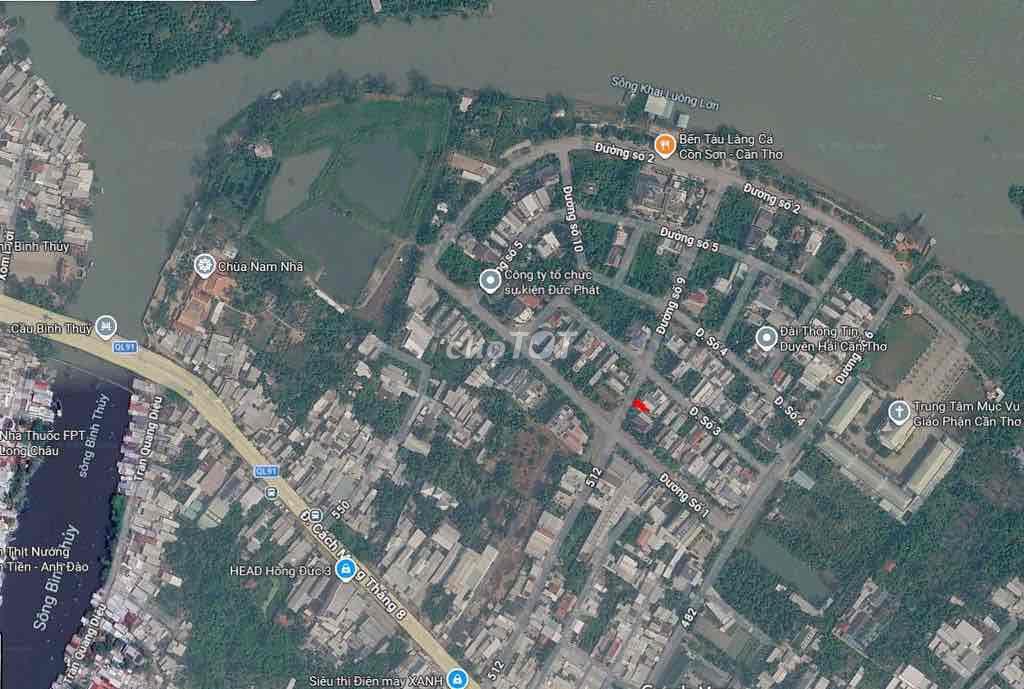 Đất thổ cư đường lớn