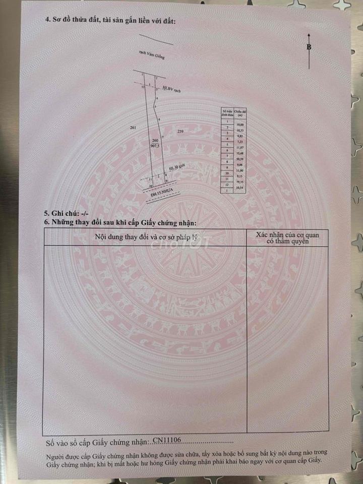 Bán Đất Mặt Tiền Đường Nhựa HL15 Phú Thành - 907m² (Có 100m² Thổ Cư) -