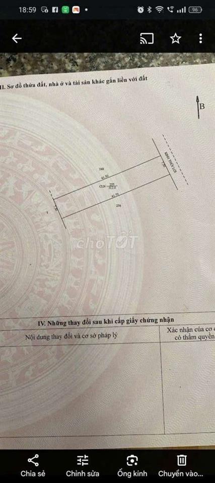 đất vườn ngay chợ giai xuân đi vô tầm 100m