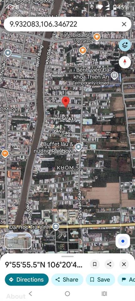 ĐẤT NỀN NHÀ TRỌ TRÀ VINH D5